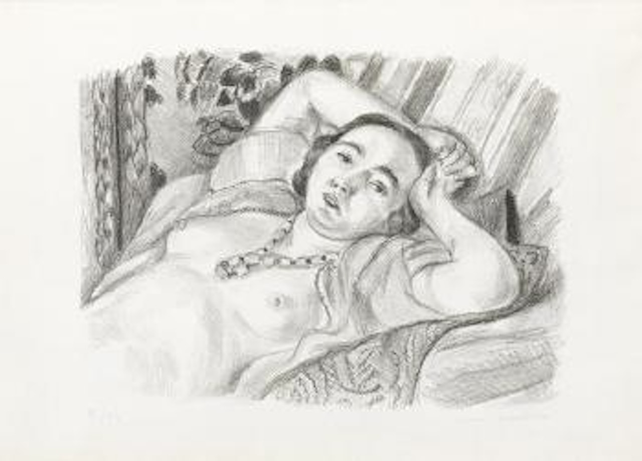 Odalisque au Collier (D. 434), 1923 by Henri Matisse