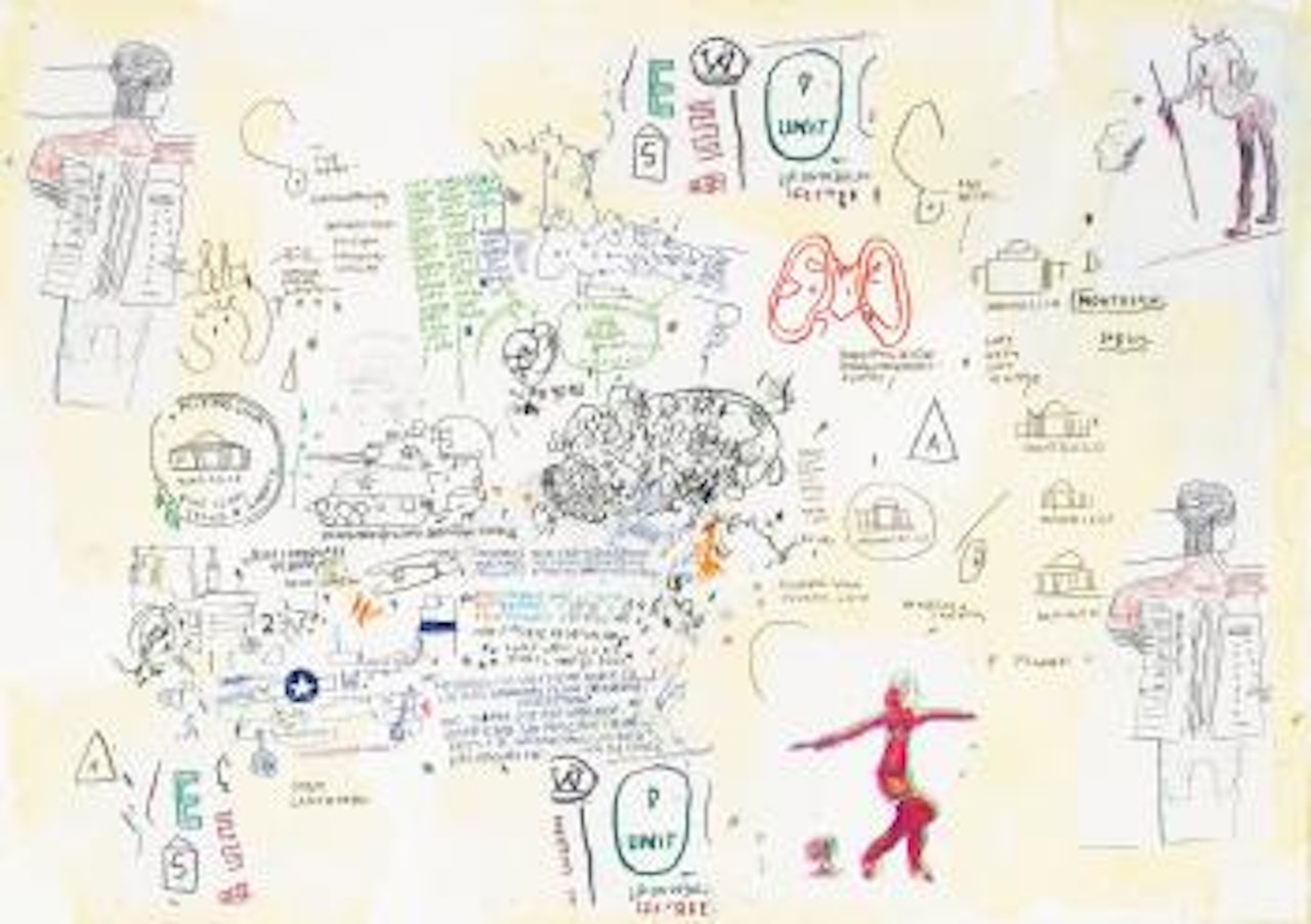 Untitled (E Pluribus Unim) by Jean-Michel Basquiat