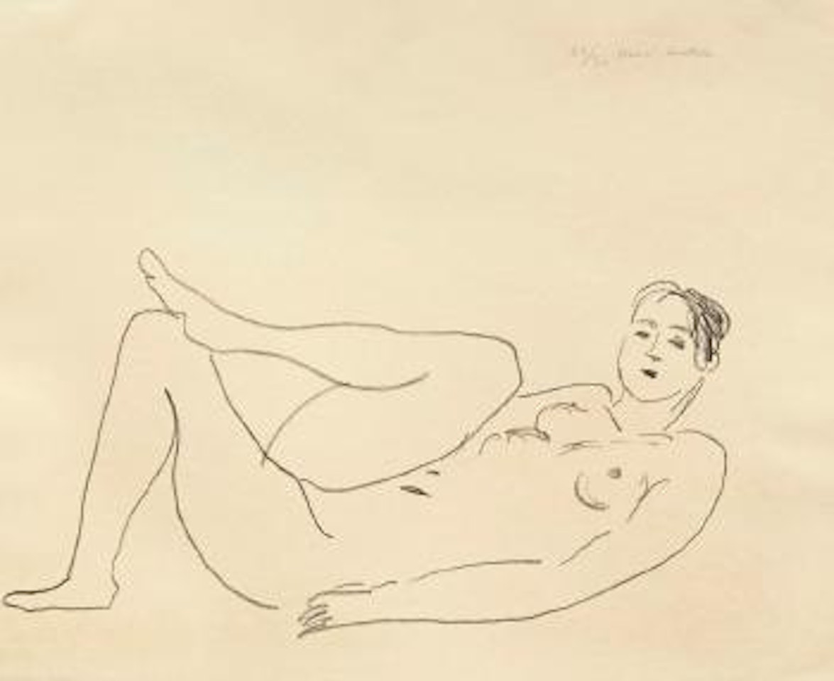 Nu couché, jambe repliée – Étude de jambes by Henri Matisse
