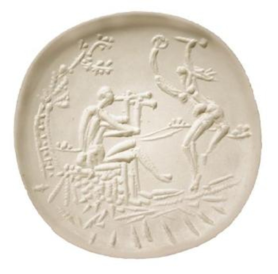 Joueur de Diaule et Faune by Pablo Picasso