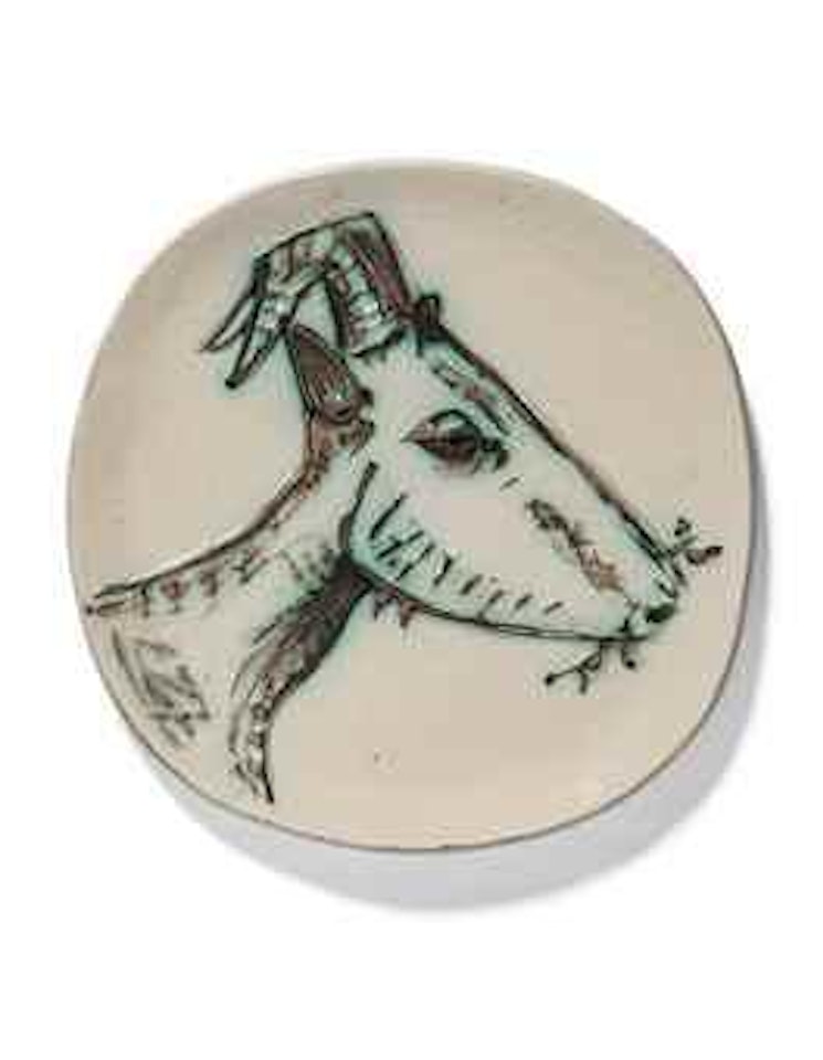 Tête de chèvre de profil (A.R. 109) by Pablo Picasso