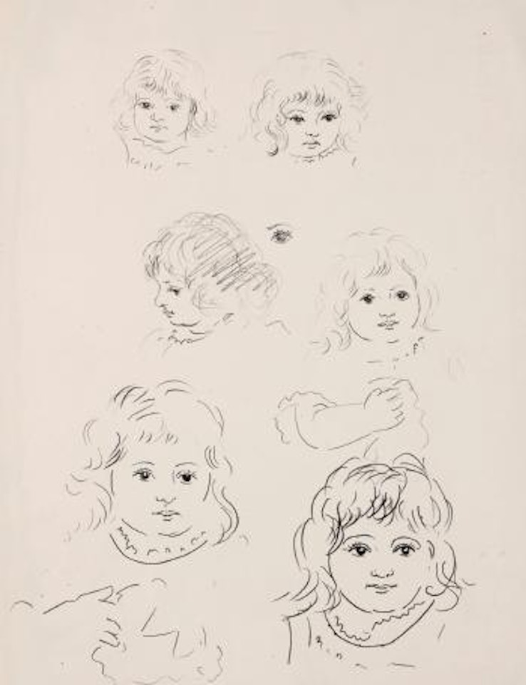Portraits De Petites Filles (Six Sujets) by Pablo Picasso