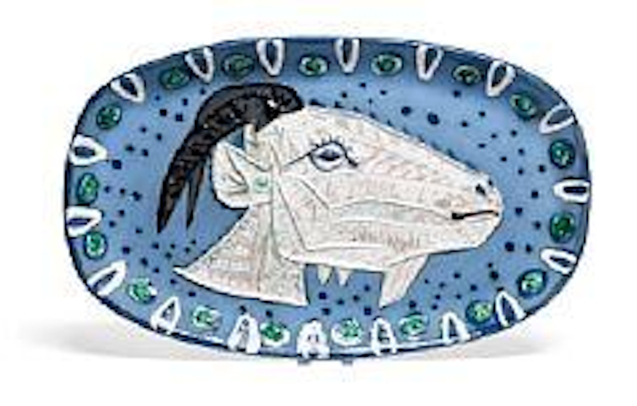 Tëte de chèvre de profil by Pablo Picasso