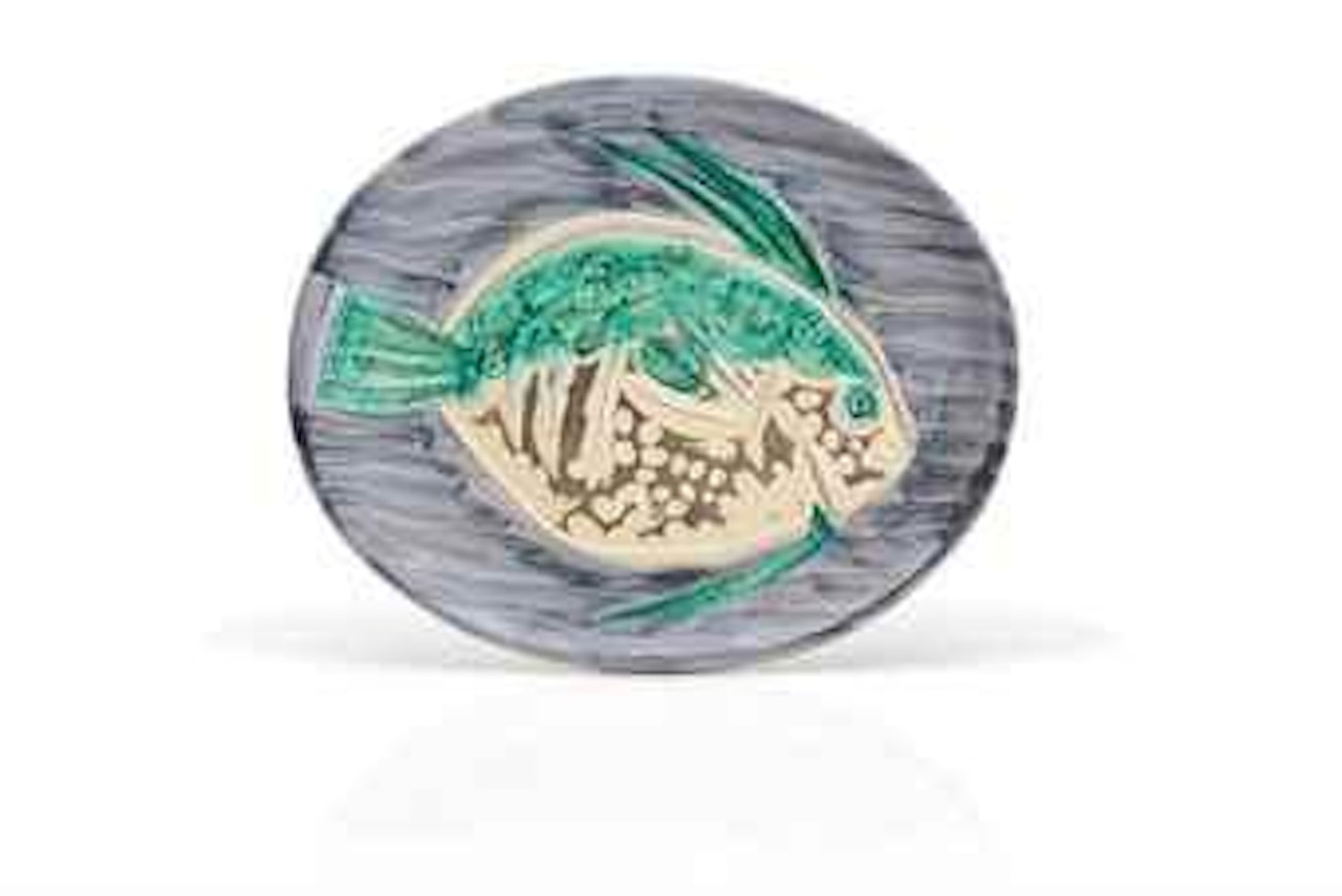 Poisson bleu (A.R. 180) by Pablo Picasso