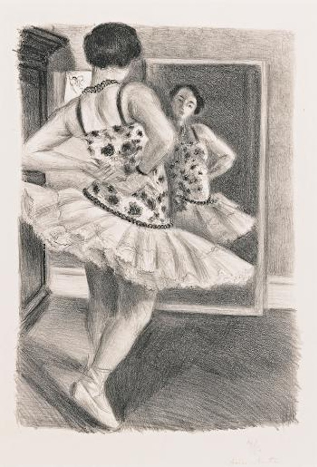Danseuse Reflétée Dans La Glace (D 490) by Henri Matisse