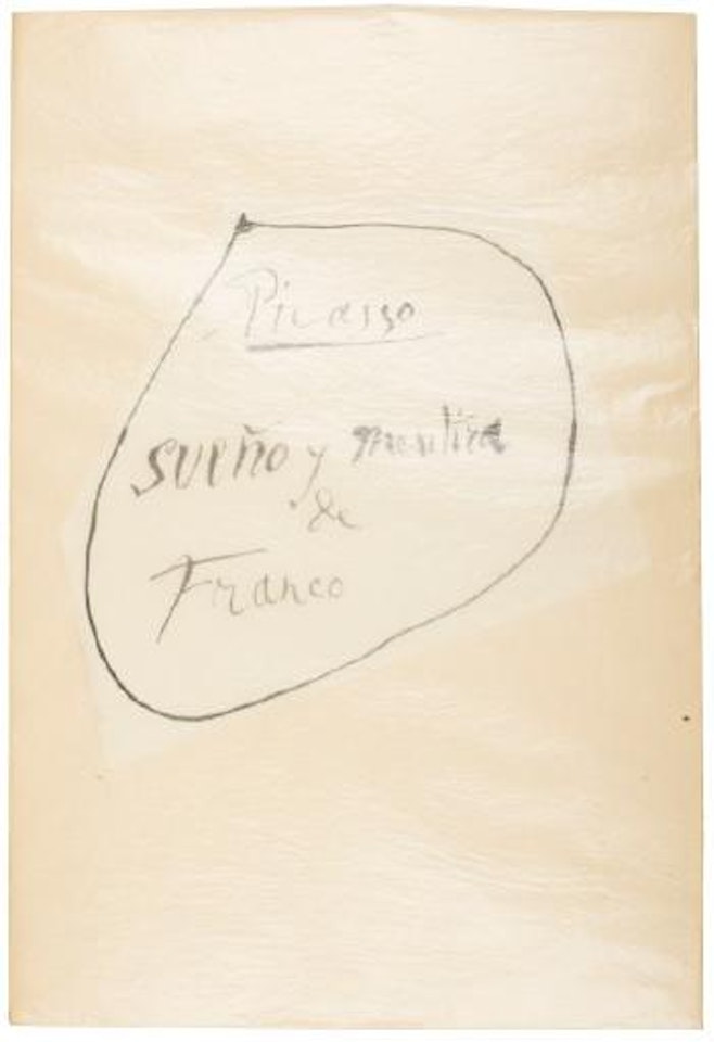 Sueño y Mentira de Franco by Pablo Picasso