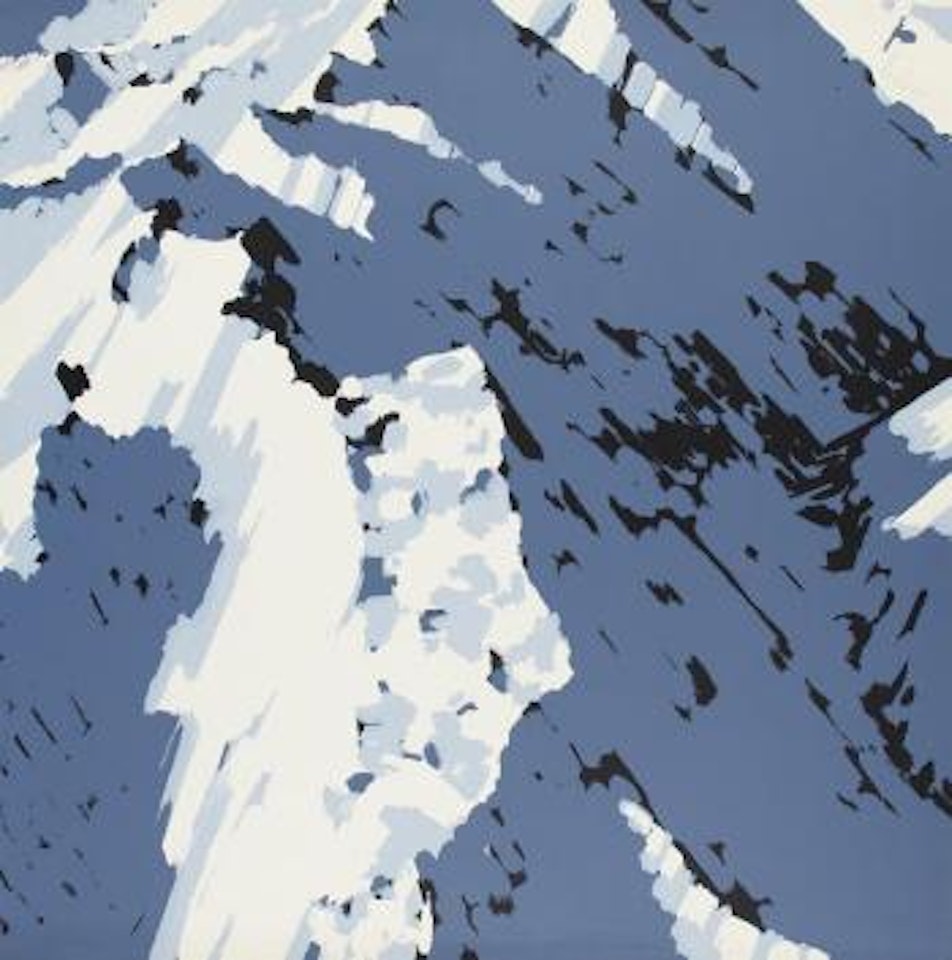 Schweizer Alpen A2 (aus: Schweizer Alpen I) by Gerhard Richter
