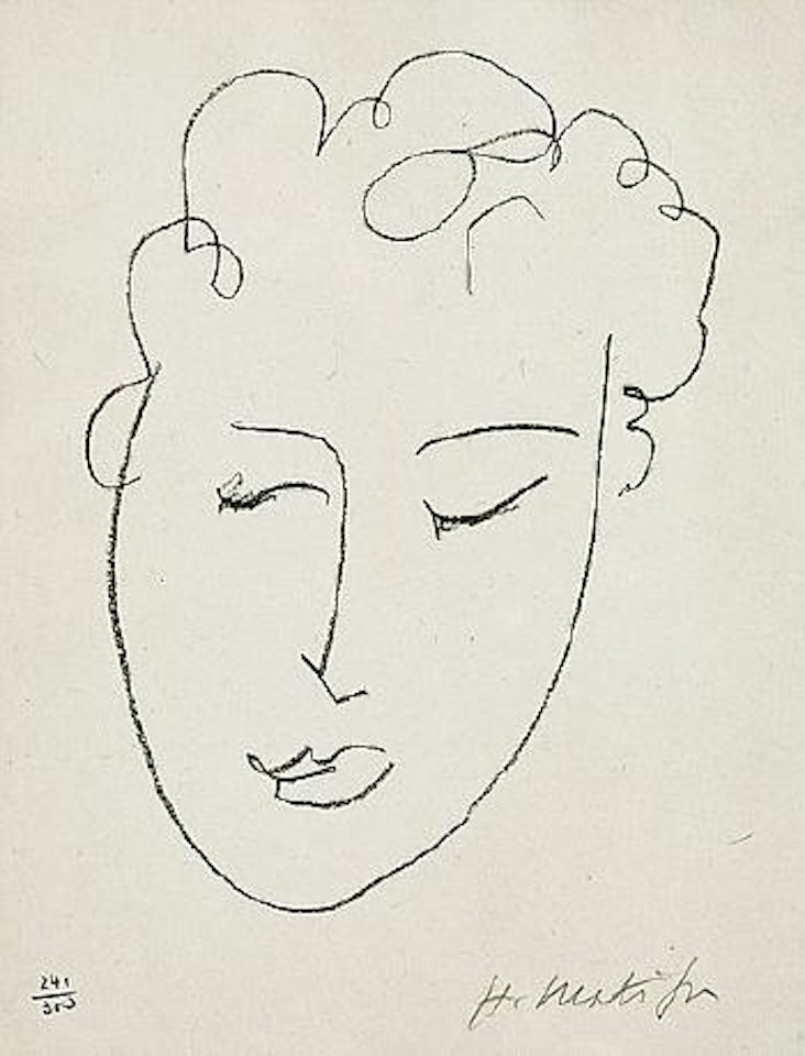 Masque, From: Jules Romains, Pierre Levées by Henri Matisse