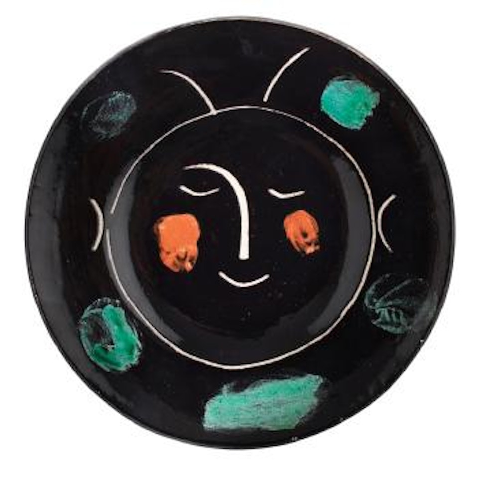 Service visage noir by Pablo Picasso