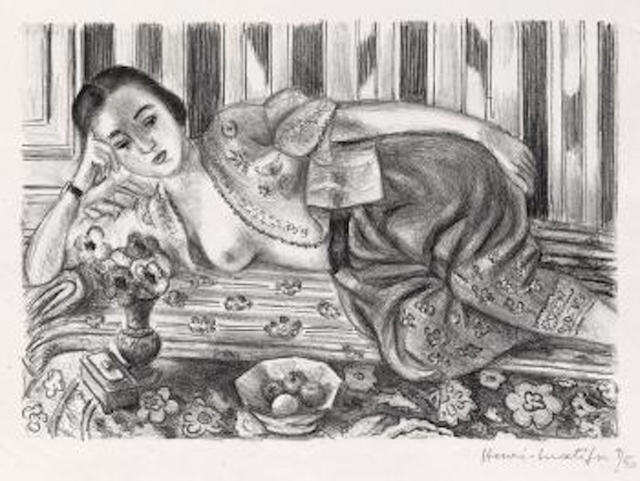 Odalisque à la Culotte de Satin Rouge by Henri Matisse