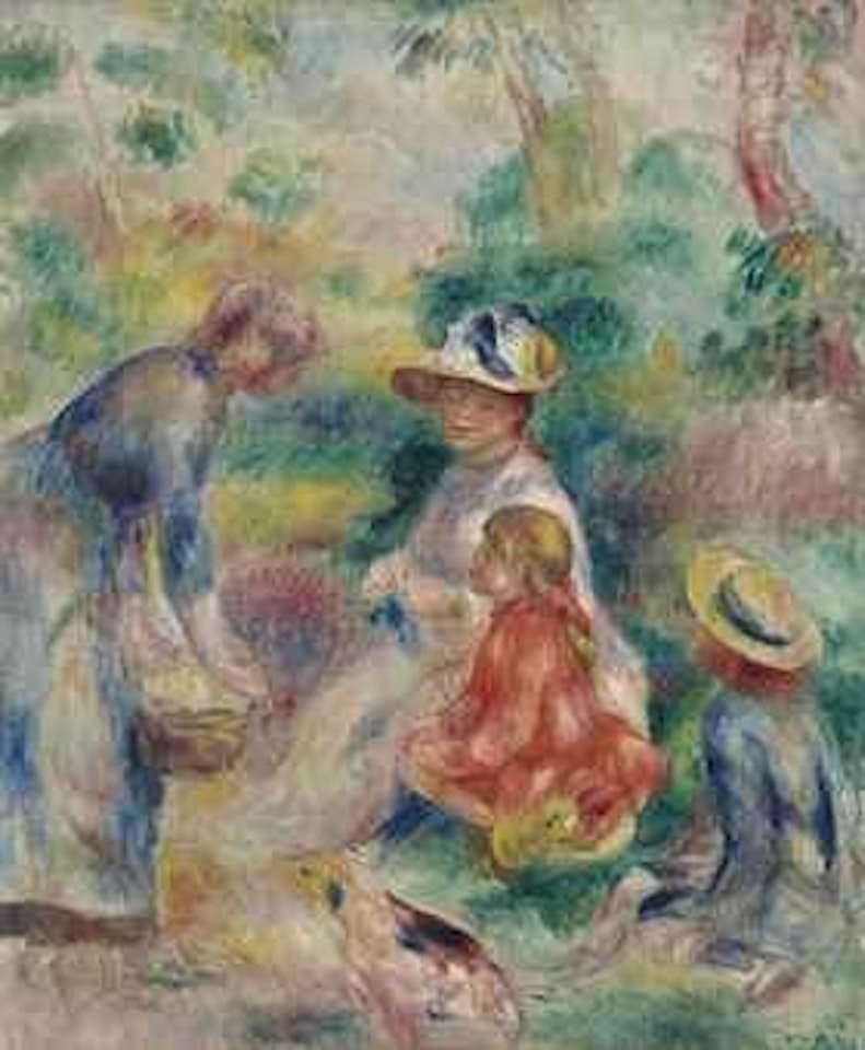 La marchande de pommes by Pierre-Auguste Renoir