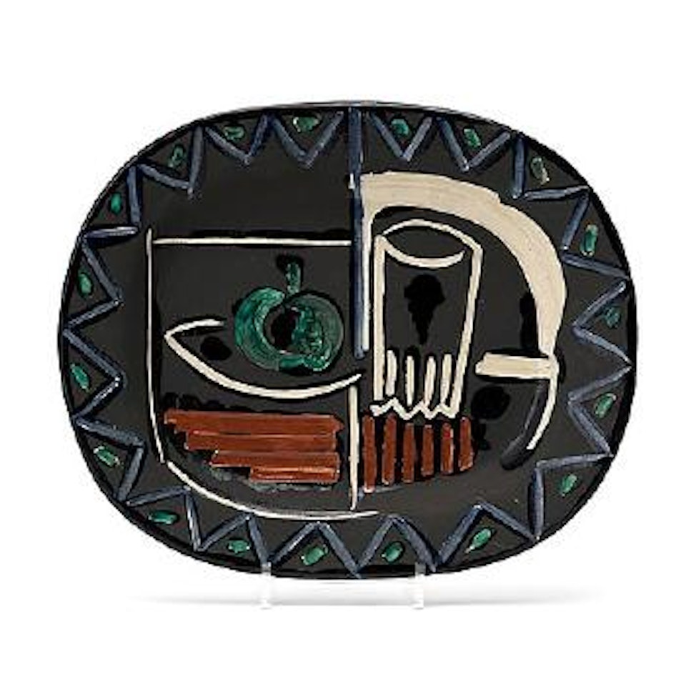 A Dish 'Nature Morte' by Pablo Picasso