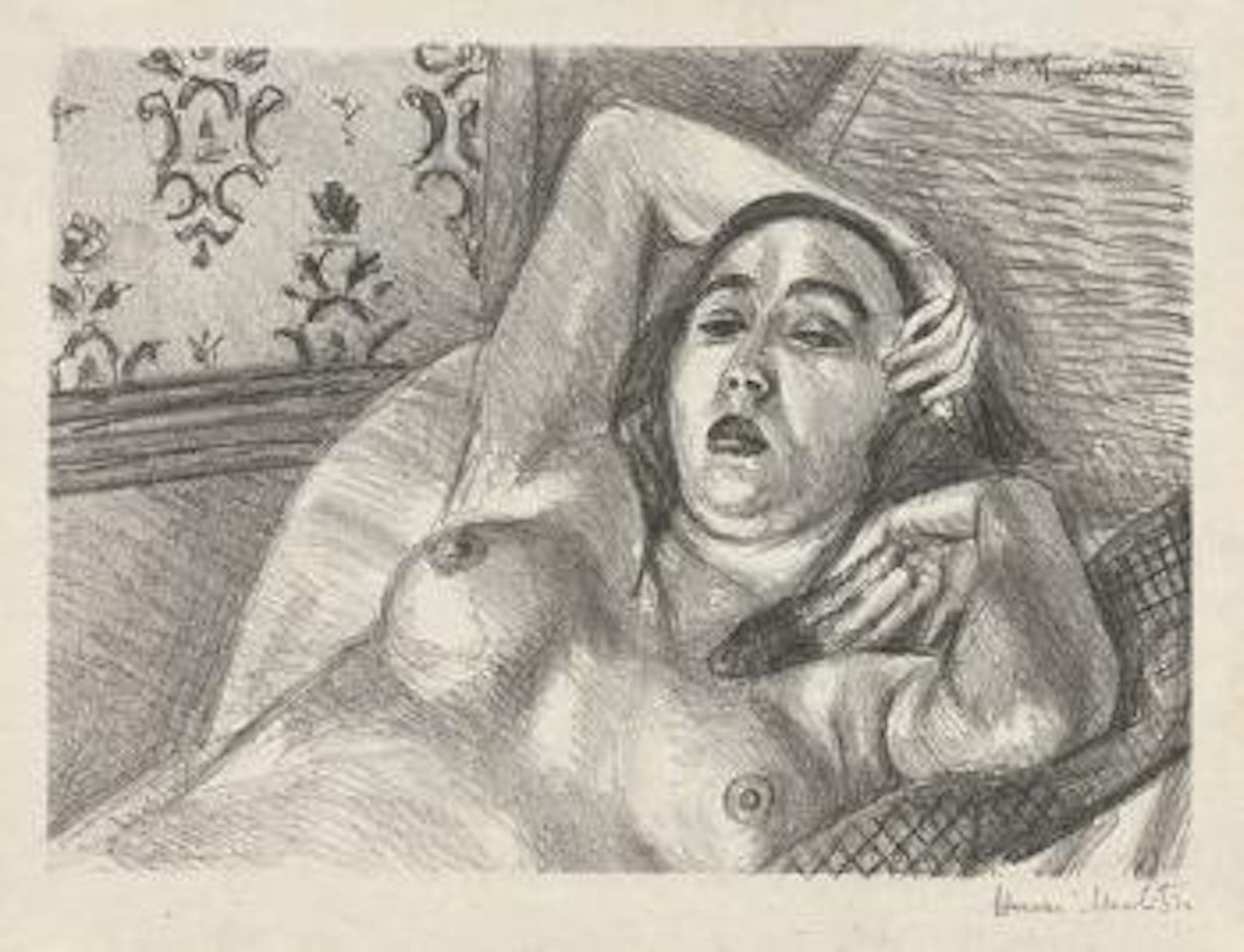 Le repos du modèle by Henri Matisse