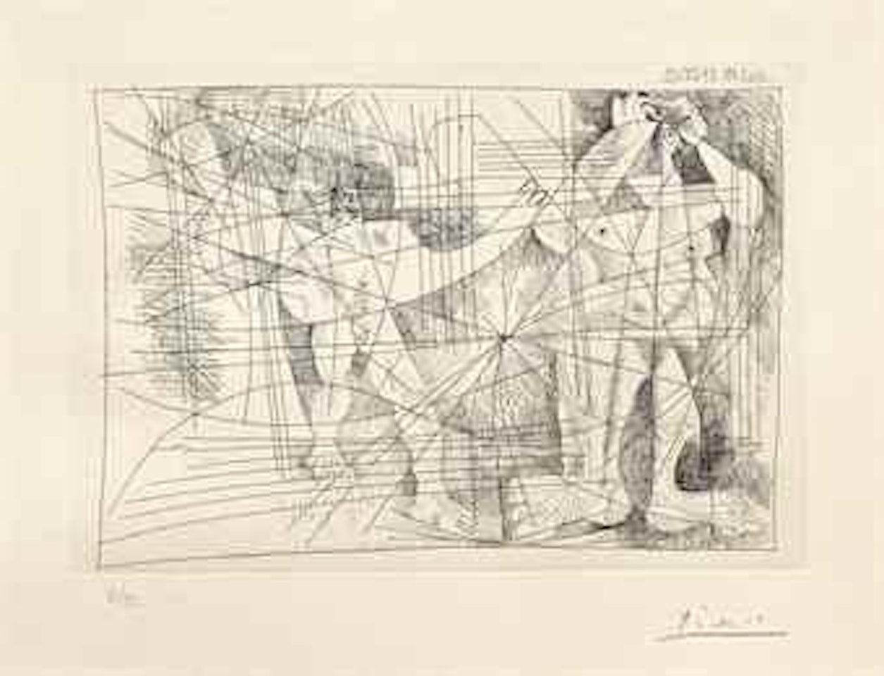 Couple, From La Magie Quotidienne by Pablo Picasso