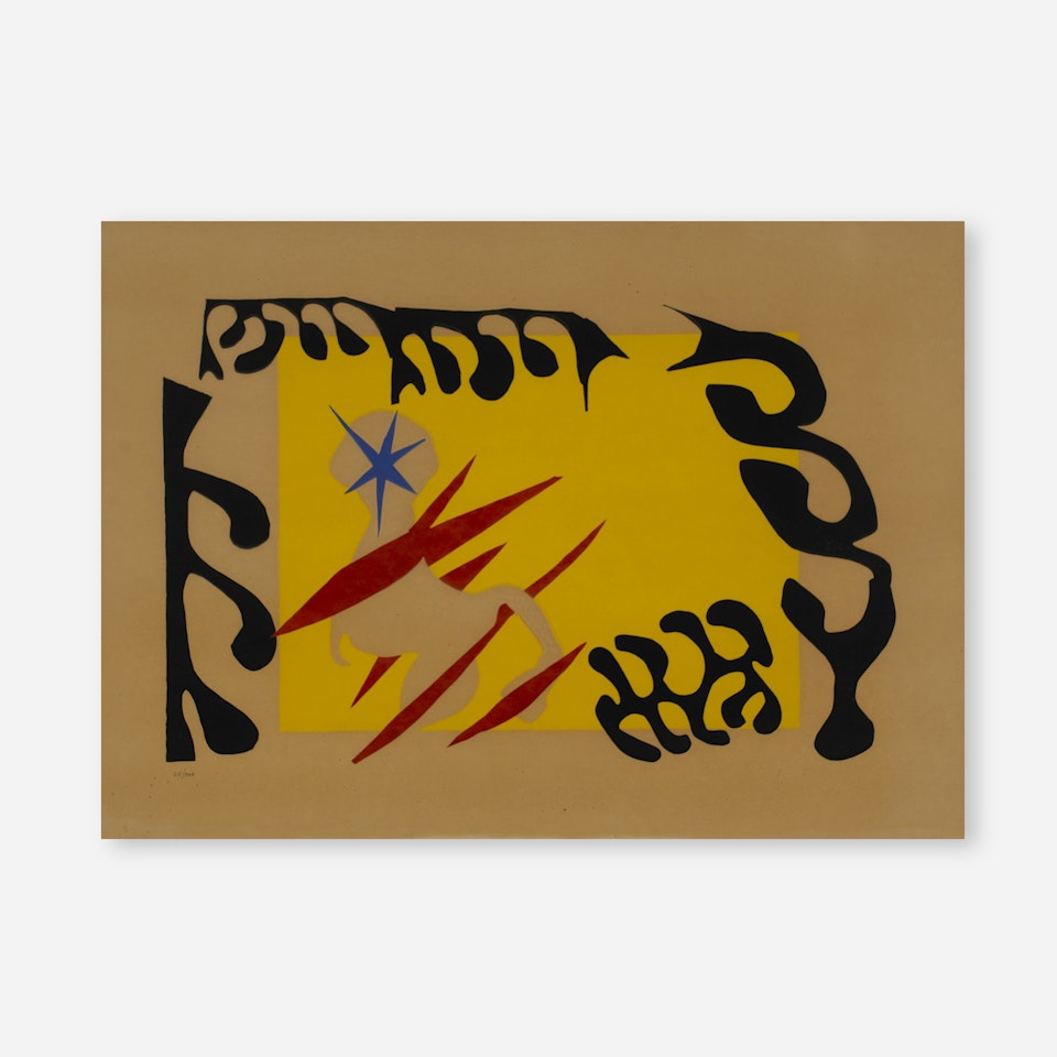 Le Cauchemar de l'elephant Blanc (from Jazz) by Henri Matisse