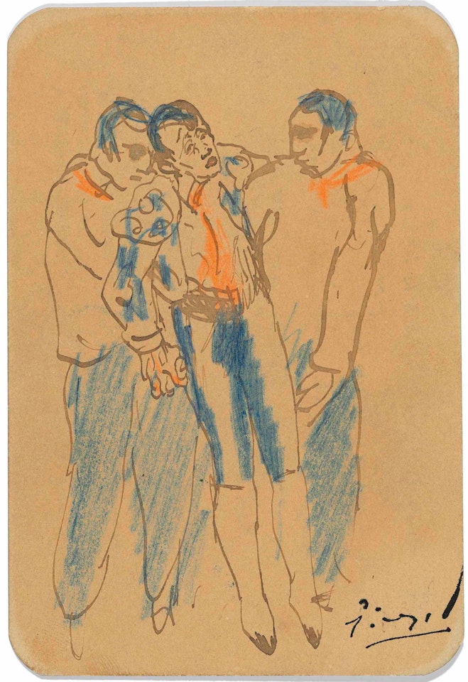 Courses de taureaux by Pablo Picasso