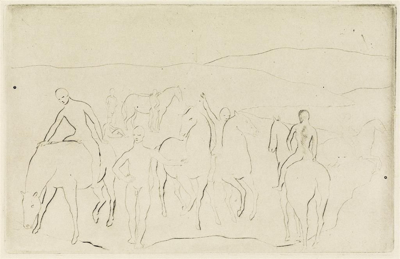 L'abreuvoir by Pablo Picasso