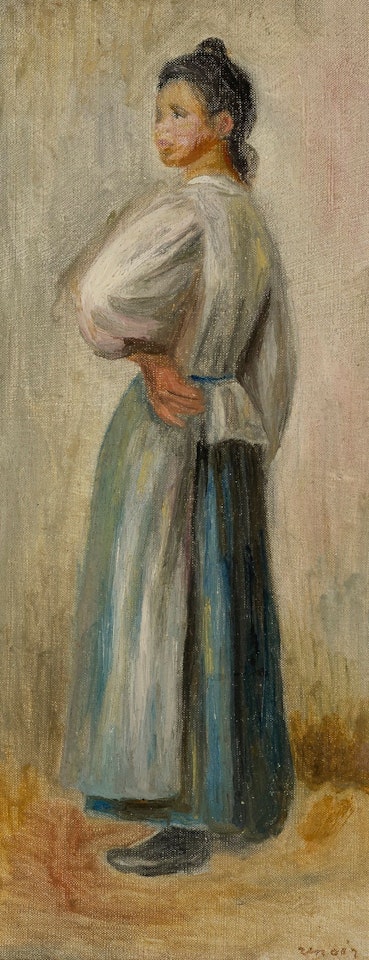 JEUNE PAYSANNE by Pierre-Auguste Renoir