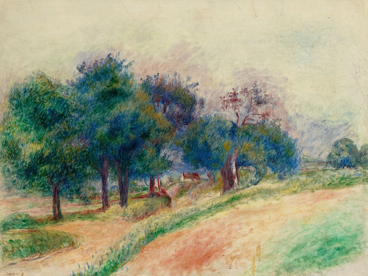 PAYSAGE D'ESSOYES by Pierre-Auguste Renoir