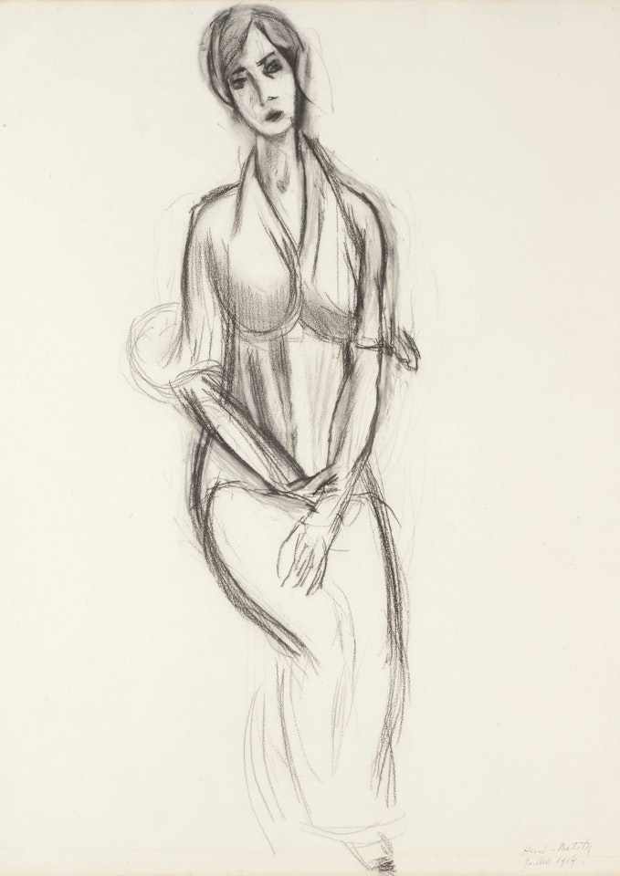 MADEMOISELLE YVONNE LANDSBERG by Henri Matisse