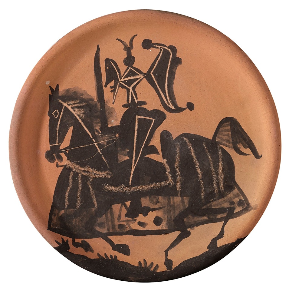CAVALIER EN ARMURE by Pablo Picasso