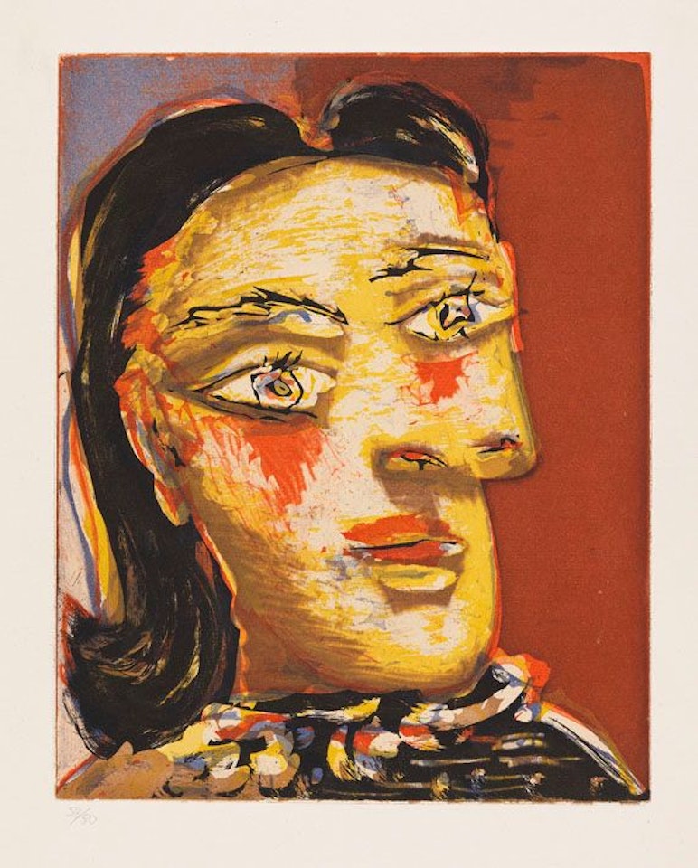 Tête de femme No 4. Portrait de Dora Maar by Pablo Picasso