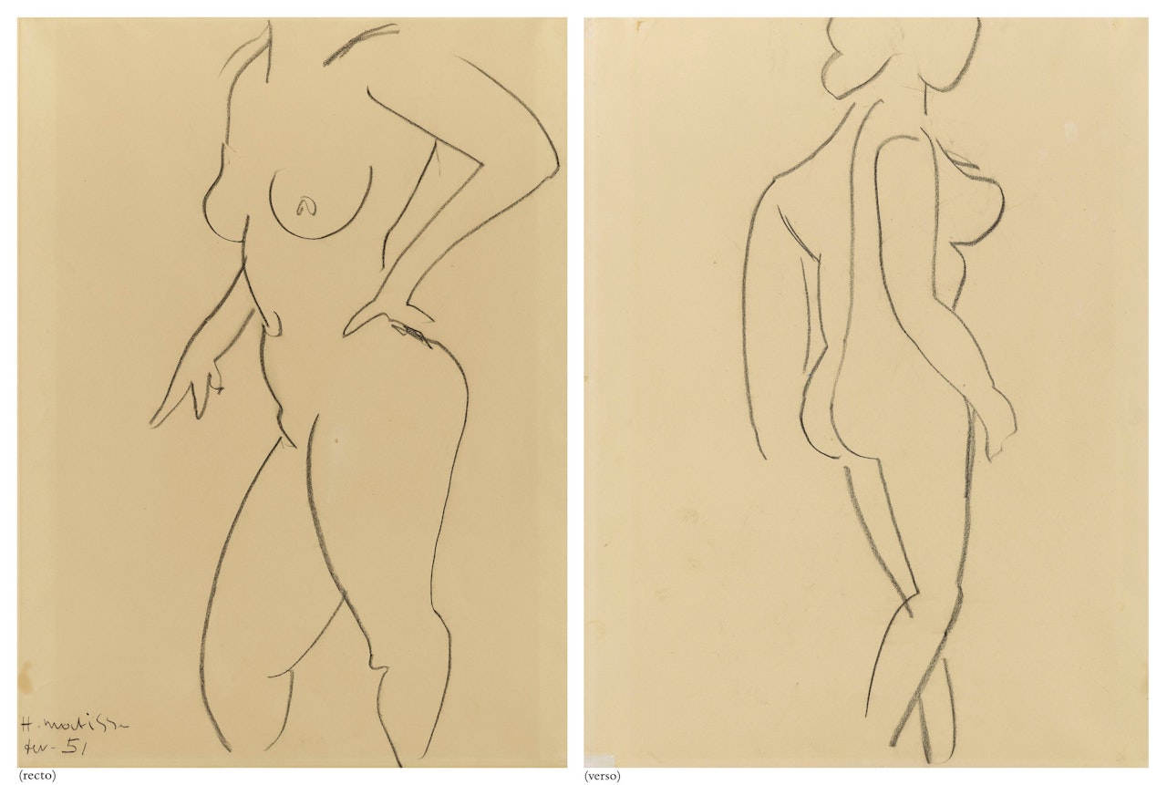Nu debout (recto/verso) by Henri Matisse