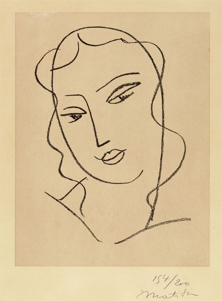 Etude pour la Vierge "Tête voilée" by Henri Matisse