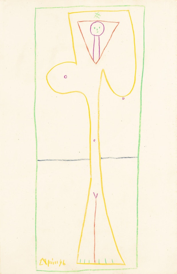 FEMME NUE DEBOUT III by Pablo Picasso