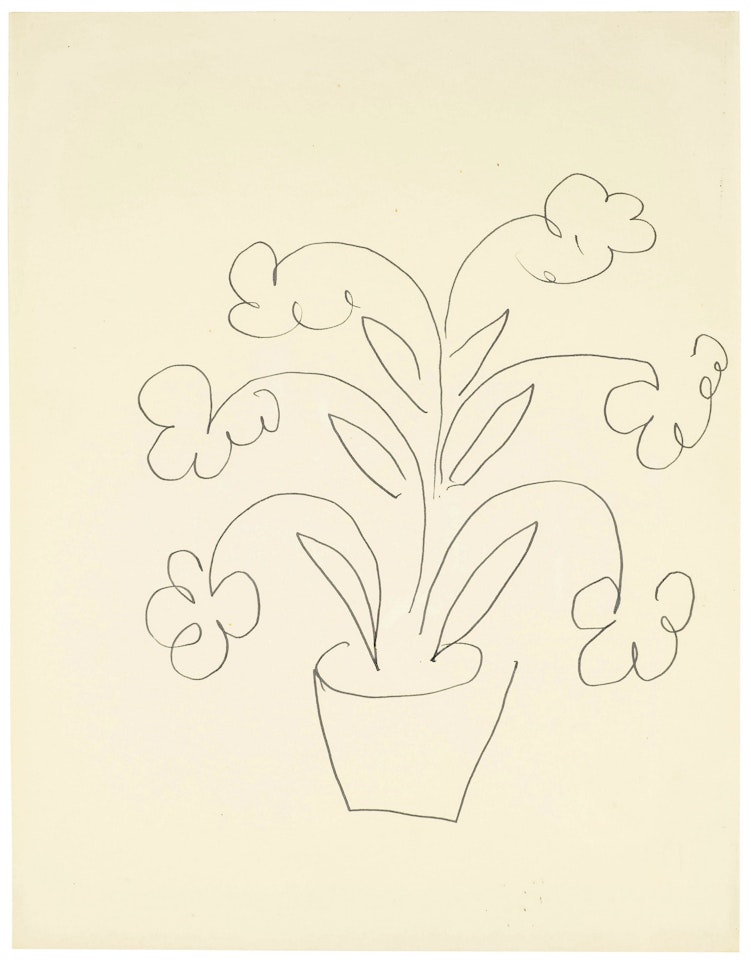 Pot au fleurs by Henri Matisse