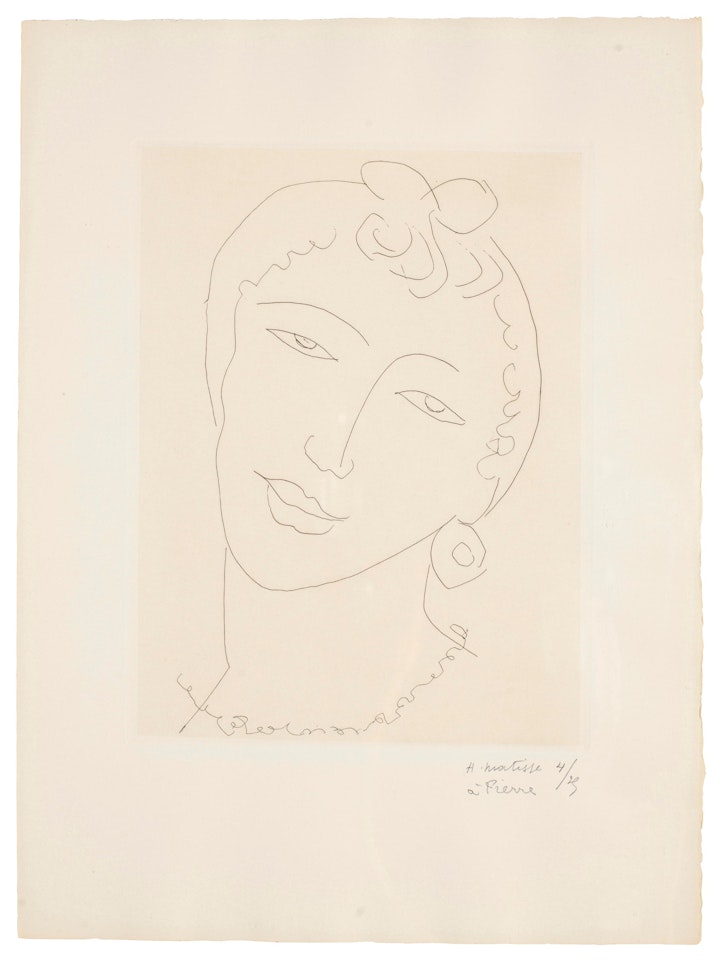 Martiniquaise: one plate by Henri Matisse