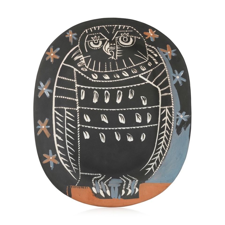 Hibou mat (A.R. 284) by Pablo Picasso