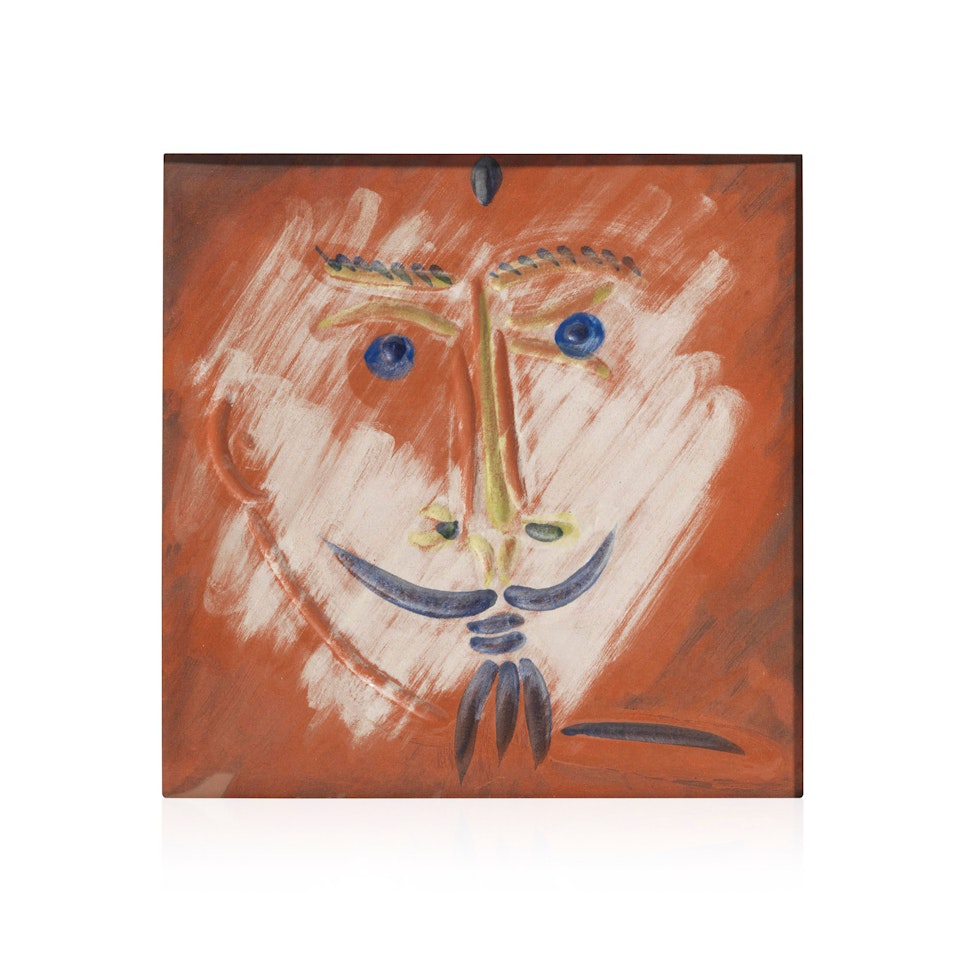 Visage à la barbiche (A.R. 601) by Pablo Picasso