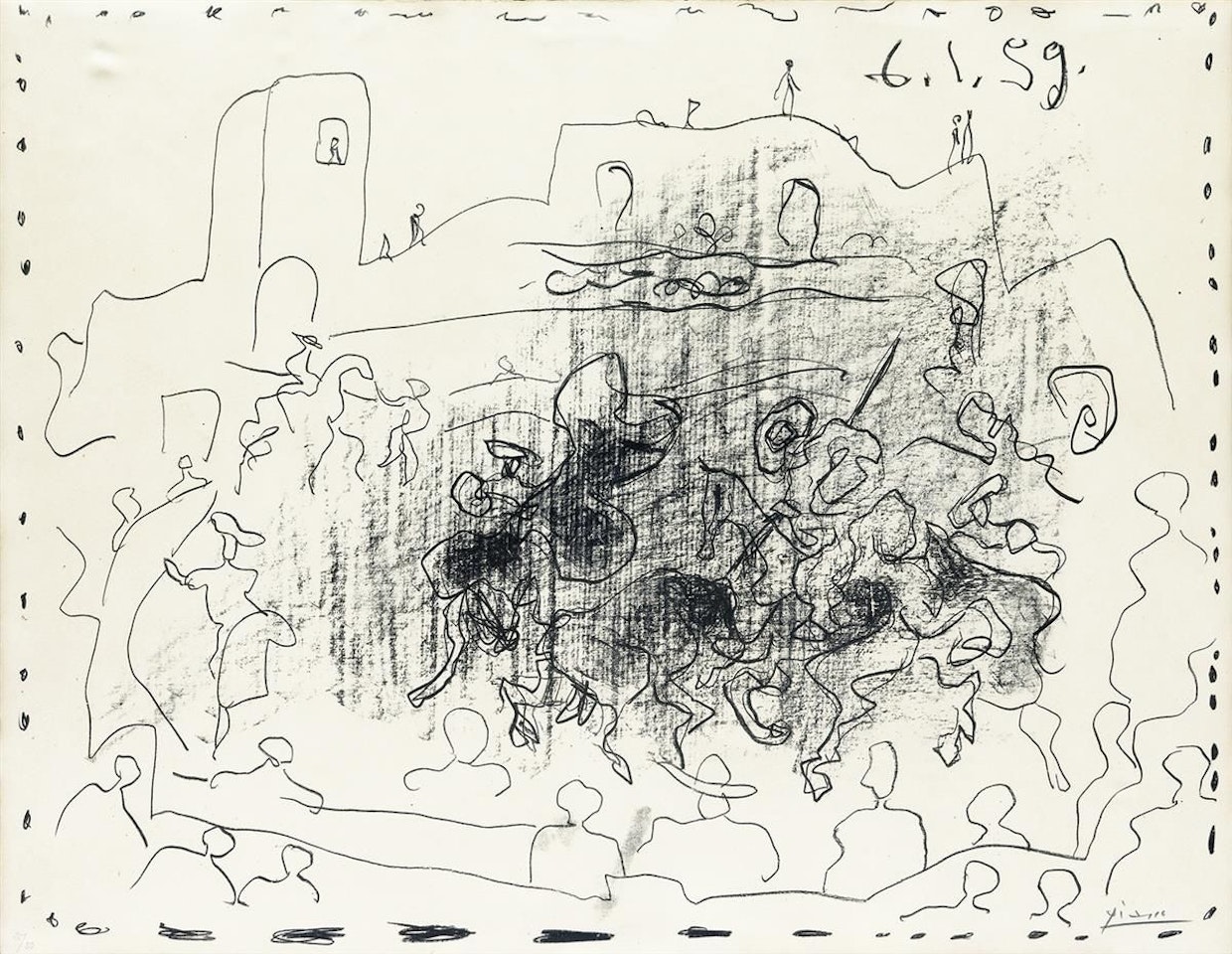 La Pique by Pablo Picasso