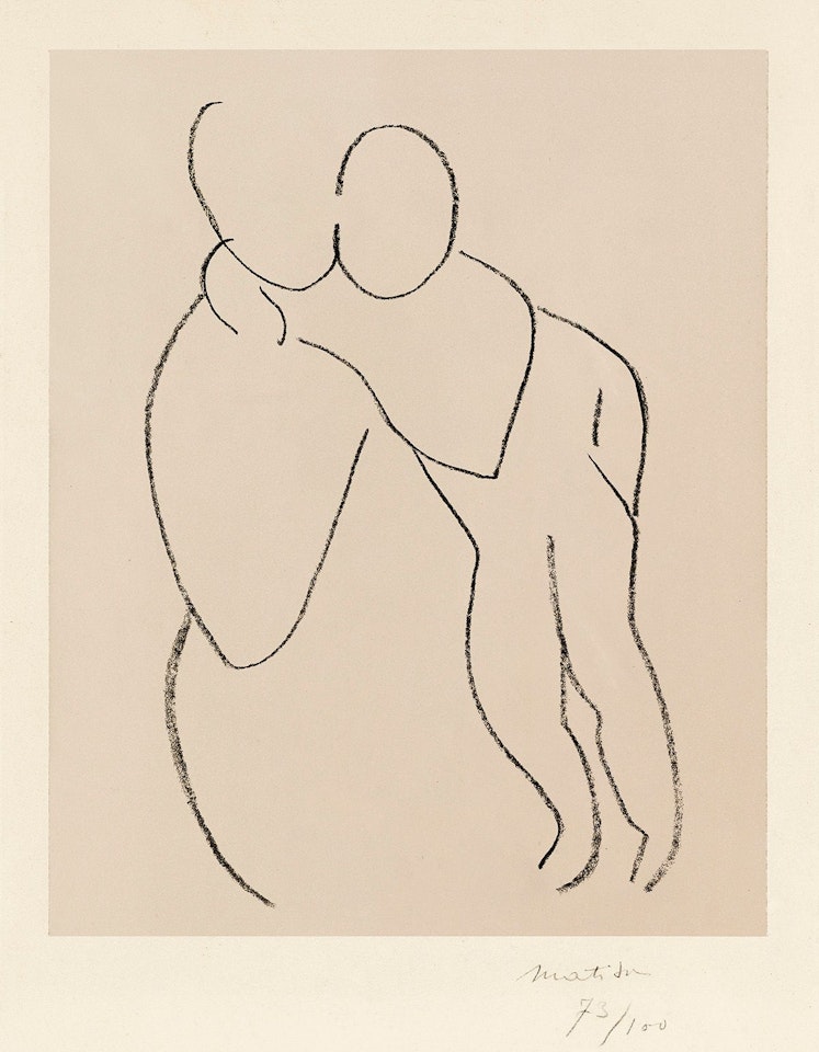 Vierge Et Enfant Sans Indication Des Visages I by Henri Matisse