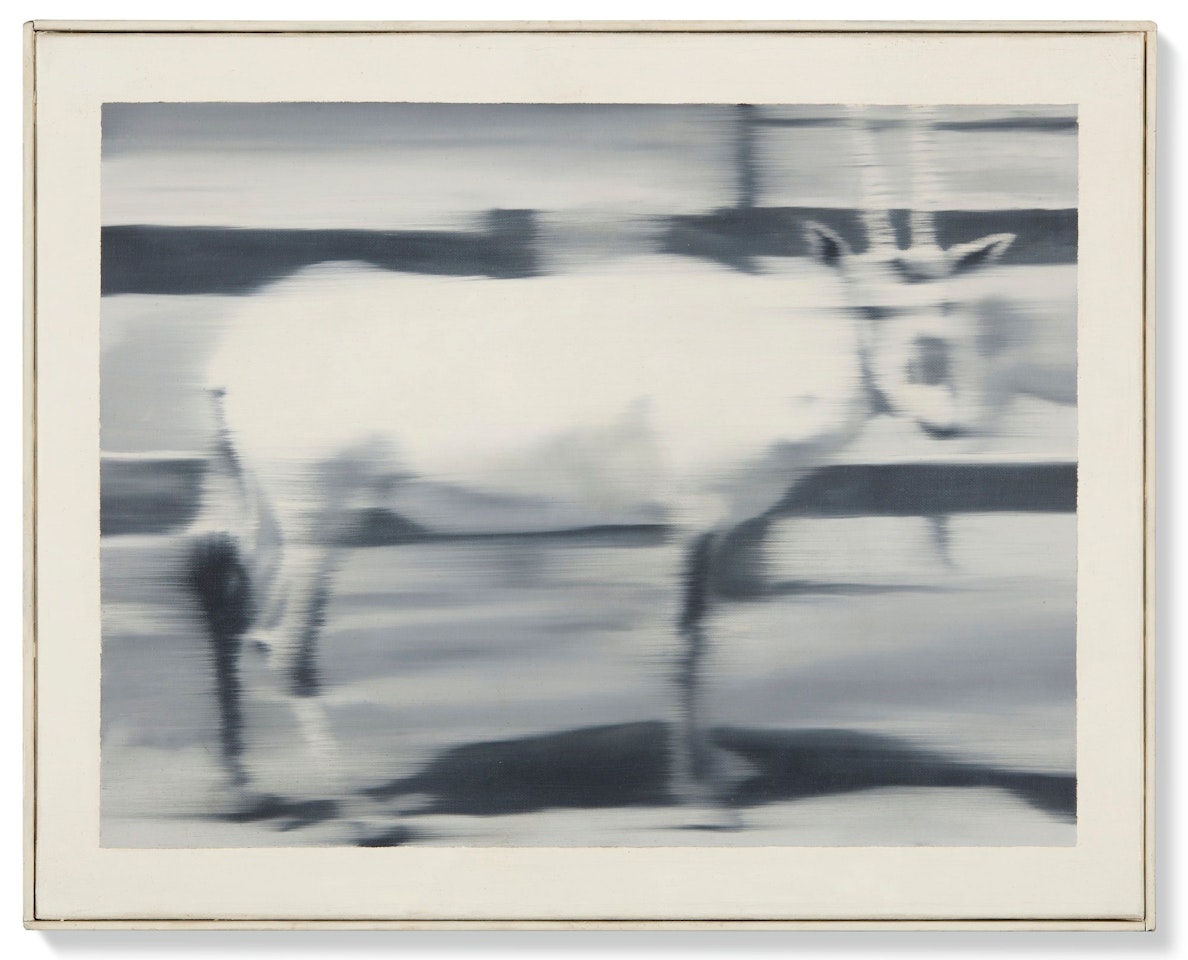 SÄBELANTILOPE (SABLE ANTELOPE) by Gerhard Richter