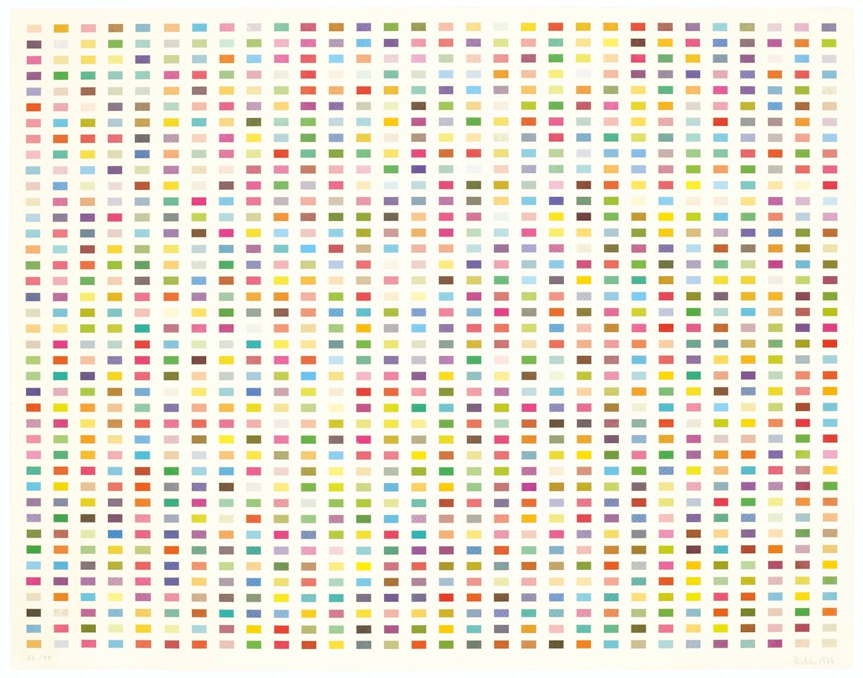 1260 Farben by Gerhard Richter