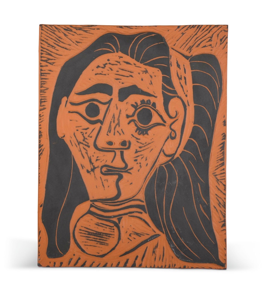 FEMME AUX CHEVEUX FLOUS (A. R. 520) by Pablo Picasso