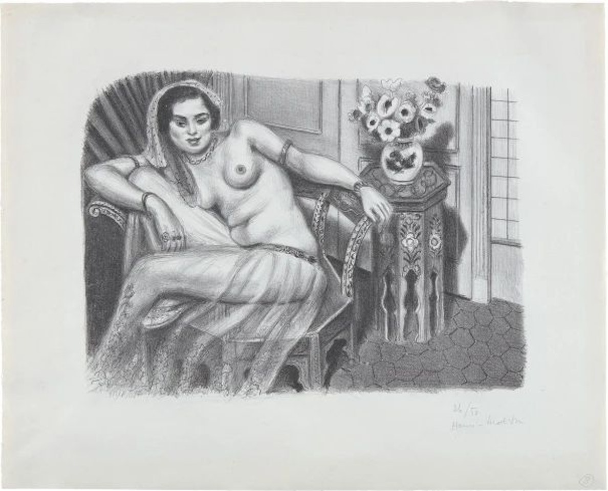 Hindoue à la jupe de tulle (Hindu Woman with a Tulle Skirt) by Henri Matisse