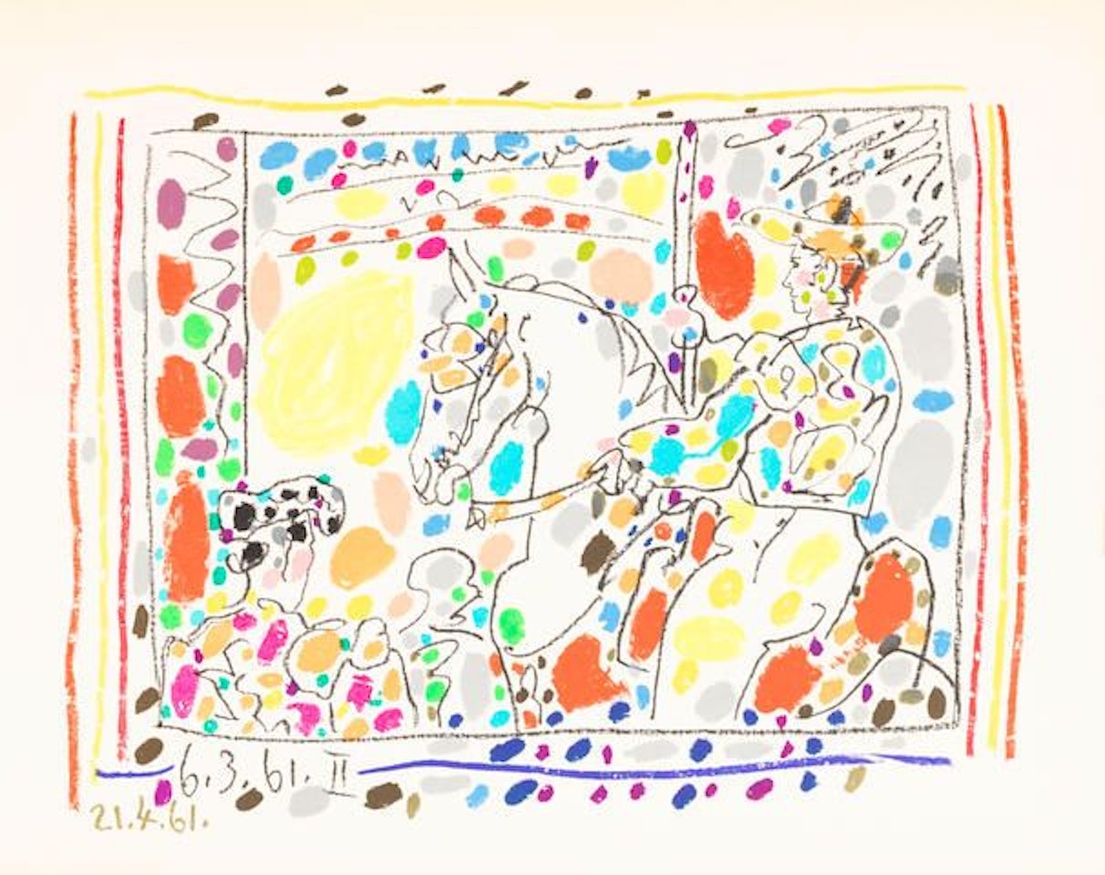 A Los Toros avec Picasso by Jaime Sabartés by Pablo Picasso