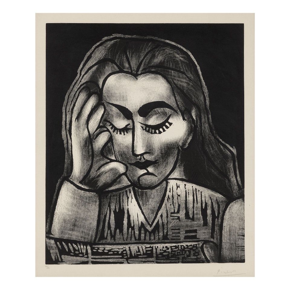 JACQUELINE LISANT (B. 1181; BA. 1292) by Pablo Picasso