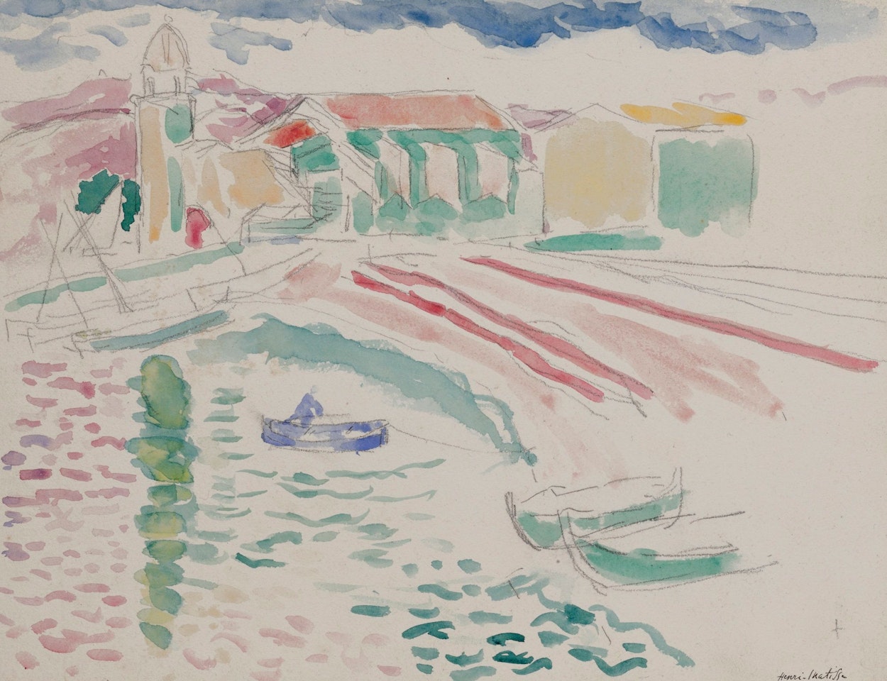 COLLIOURE, PLAGE ST. VINCENT by Henri Matisse
