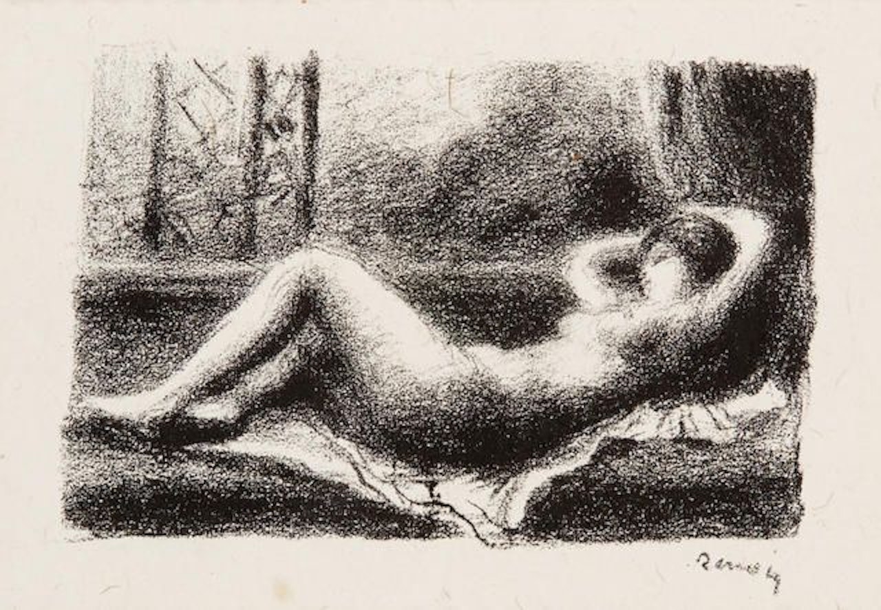 Odalisque by Pierre-Auguste Renoir