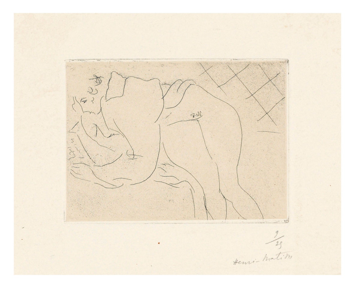 Figure lisant by Henri Matisse