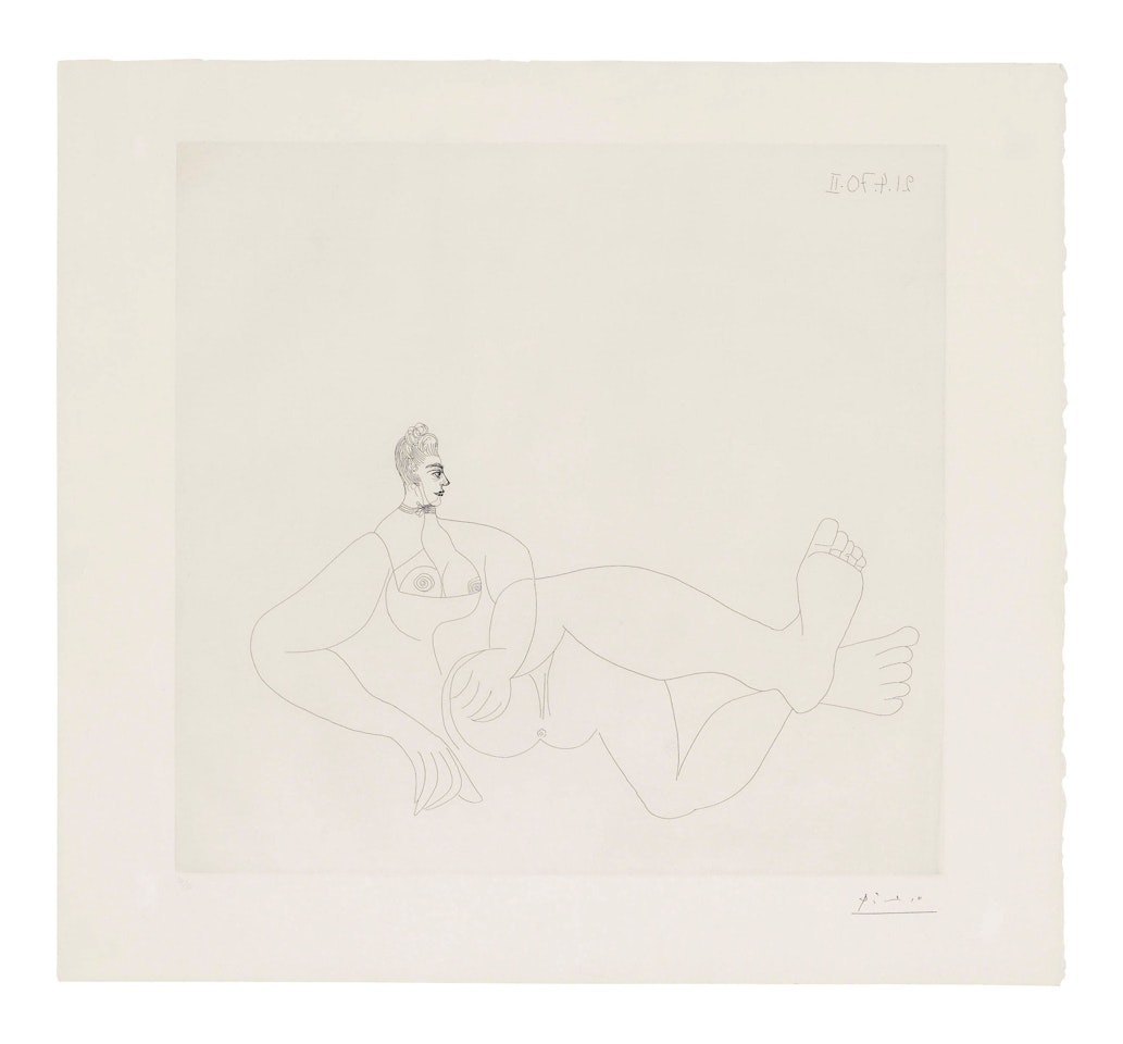 Odalisque au Collier de Chien by Pablo Picasso