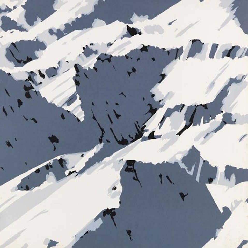 Schweizer Alpen I by Gerhard Richter