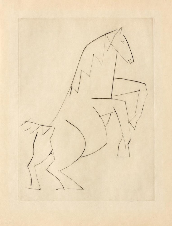 Roch Grey Chevaux de Minuit, Le Degré Quarante et Un (Iliazd), Paris and Cannes,  (Bloch 811-820; Baer 936-945; Cramer books 73) by Pablo Picasso