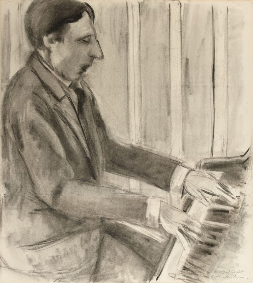 Alfred Cortot au piano by Henri Matisse