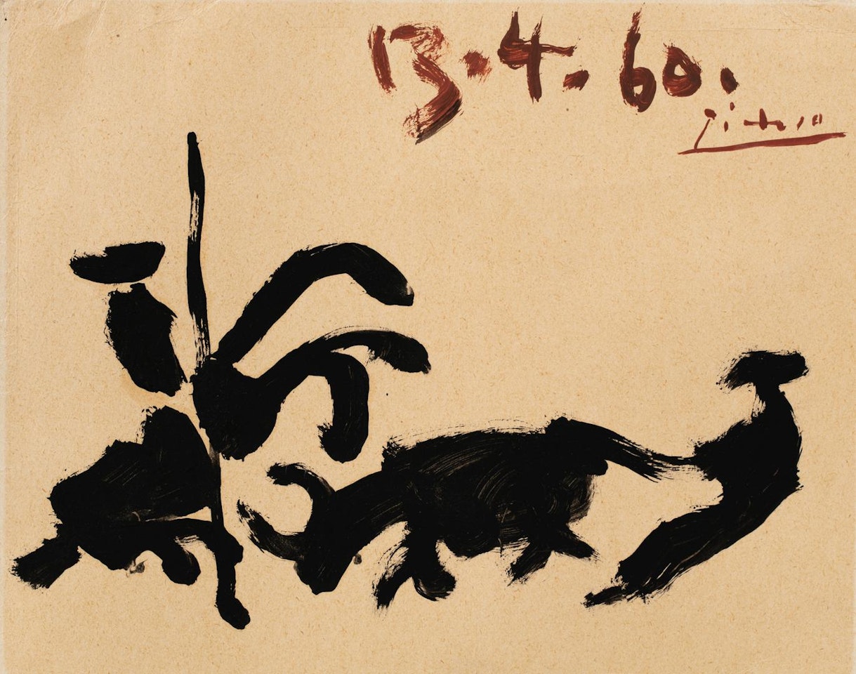 PICADOR ATTAQUÉ by Pablo Picasso