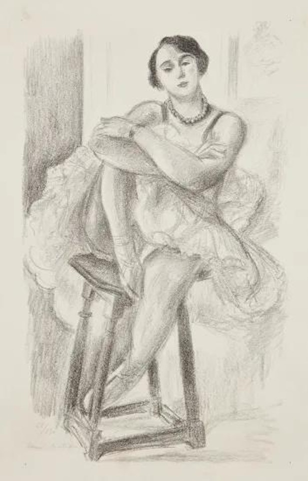 Danseuse au tabouret, from Dix danseuses (Dancer on Stool, from Ten Dancers) by Henri Matisse